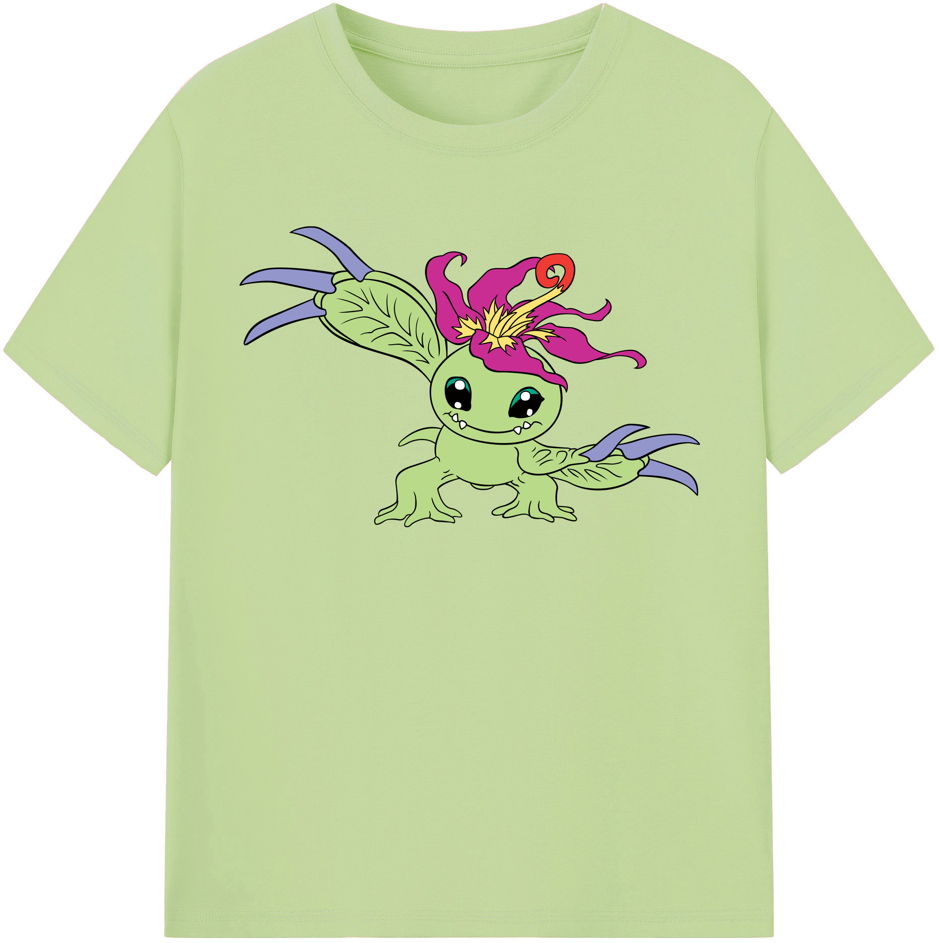 （画像用） Digimon デジタルモンスター/デジモン 綿100％半袖Tシャツ（フロントプリント）
